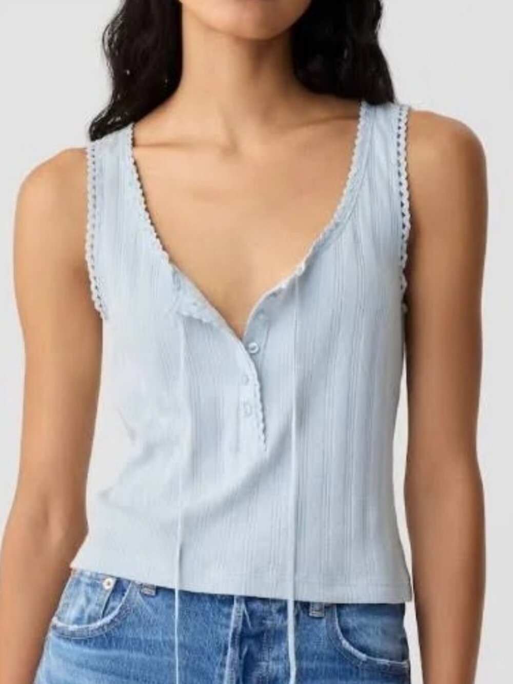 Gap × DÔEN Pointelle Tank Top